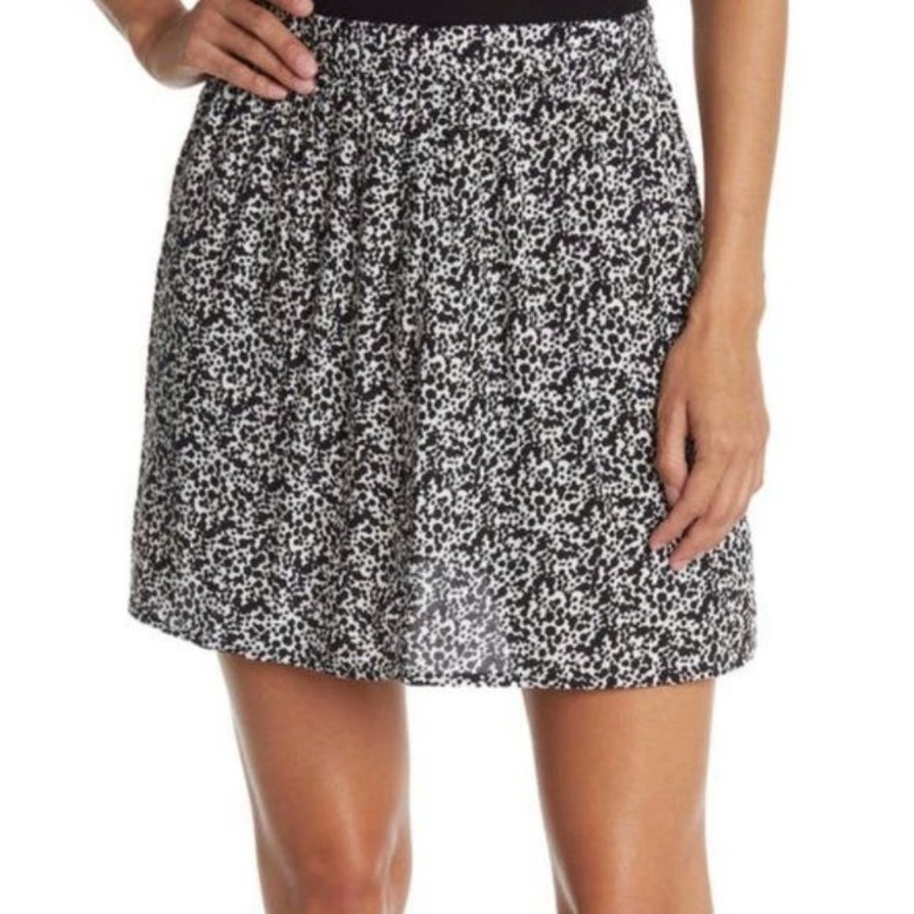 Abound Black & White Cow Print Mini Skirt Size S - Picture 6 of 6